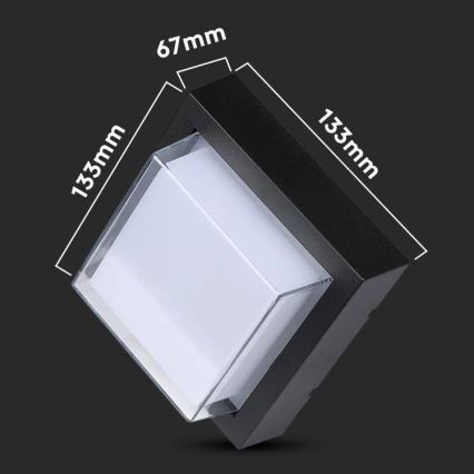 LED spoljašnje zidno svetlo LED/7W/230V 3000K IP65