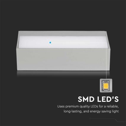 LED spoljašnje zidno svetlo LED/9W/230V 6400K IP65