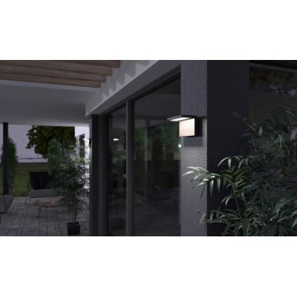 LED spoljašnje zidno svetlo NATURA LED/12W/230V 4000K IP65 braon/antracit