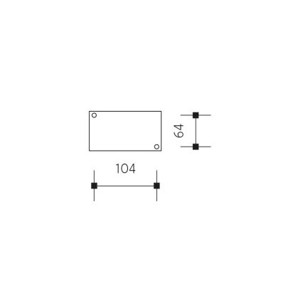 LED spoljašnje zidno svetlo NATURA LED/12W/230V 4000K IP65 braon/antracit
