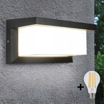 LED spoljašnje zidno svetlo NEELY 1xE27/9W/230V 3000K IP54 antracit