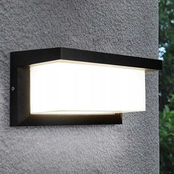 LED spoljašnje zidno svetlo NEELY LED/12W/230V IP54 crno