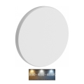 LED spoljašnje zidno svetlo PIATTA LED/9W/230V 3000/4000/6000K prečnik 12 cm IP44 belo