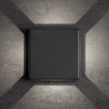 LED spoljašnje zidno svetlo REFAZI LED/6W/230V IP54 antracit