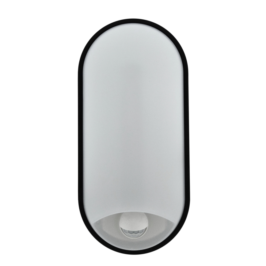 LED prigušiva spoljašnje zidno svetilo sa senzorom pokreta LED/12/15/18W/230V 3000K/4000K/6500K IP65 crna/bela