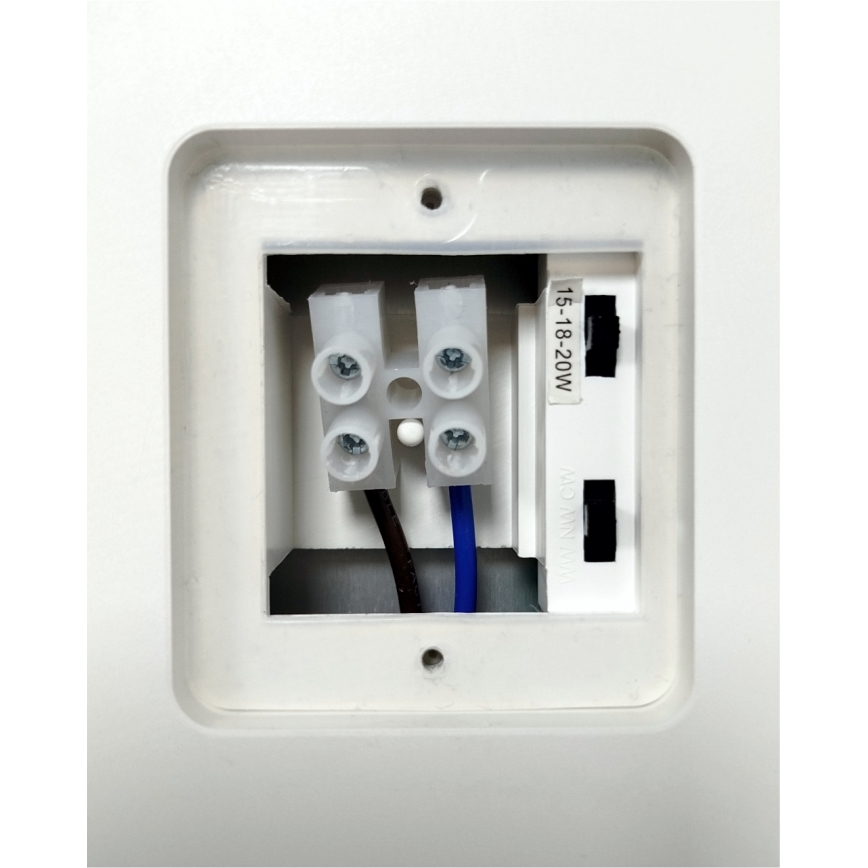 LED prigušiva spoljašnje zidno svetilo sa senzorom pokreta LED/12/15/18W/230V 3000K/4000K/6500K IP65 crna/bela