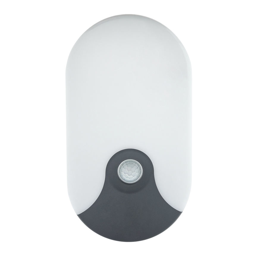 LED spoljašnje zidno svetlo sa senzorom pokreta LED/18W/230V IP44 antracit