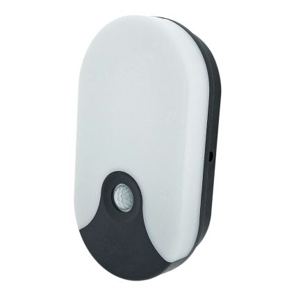 LED spoljašnje zidno svetlo sa senzorom pokreta LED/18W/230V IP44 antracit