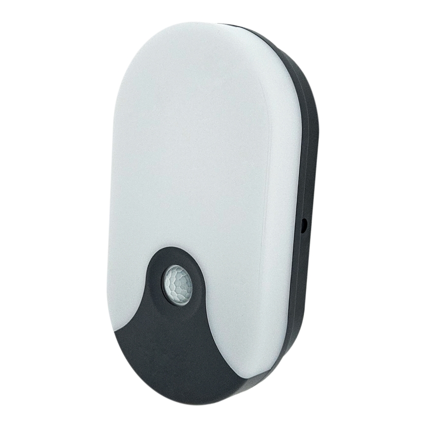 LED spoljašnje zidno svetlo sa senzorom pokreta LED/18W/230V IP44 antracit