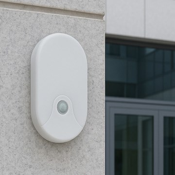 LED spoljašnje zidno svetlo sa senzorom pokreta LED/18W/230V IP44, belo