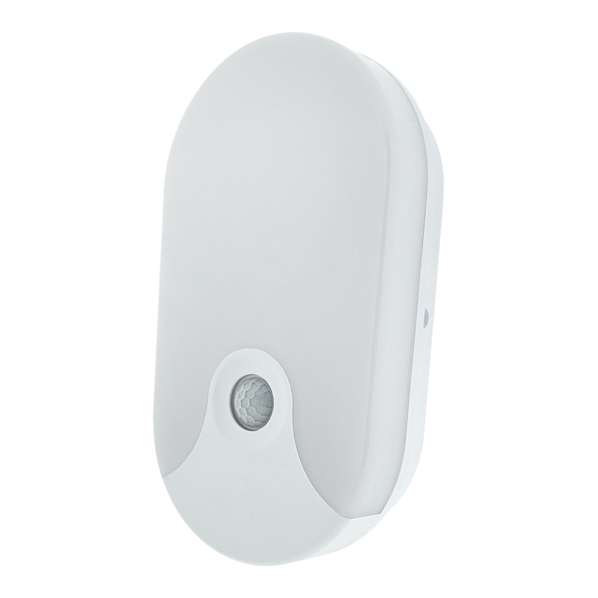 LED spoljašnje zidno svetlo sa senzorom pokreta LED/18W/230V IP44, belo