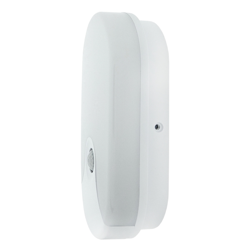 LED spoljašnje zidno svetlo sa senzorom pokreta LED/18W/230V IP44, belo
