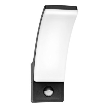 LED spoljašnje zidno svetlo sa senzorom RITA LED/12W/230V 4000K IP65