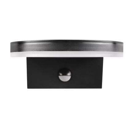 LED spoljašnje zidno svetlo sa senzorom TESA LED/10W/230V IP54 crno