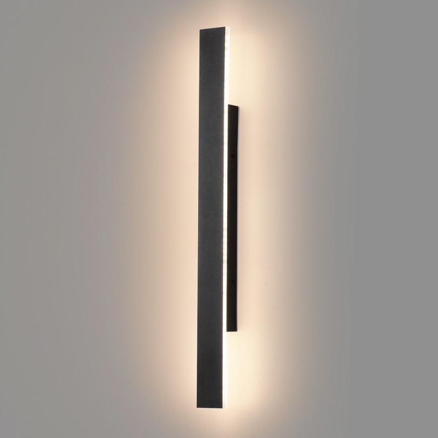 LED spoljašnje zidno svetlo WOW LED/11W/230V 3000/4000/6000K 60 cm IP54 crno