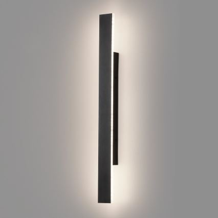 LED spoljašnje zidno svetlo WOW LED/11W/230V 3000/4000/6000K 60 cm IP54 crno