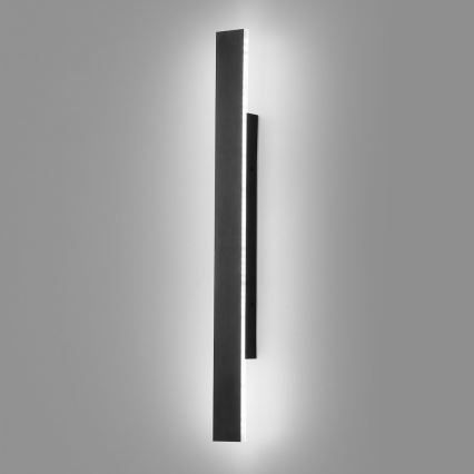 LED spoljašnje zidno svetlo WOW LED/11W/230V 3000/4000/6000K 60 cm IP54 crno