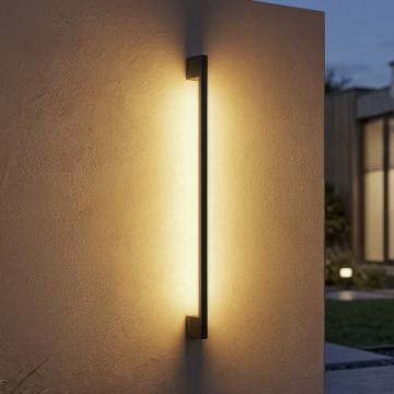 LED spoljašnje zidno svetlo YALTE LED/12W/230V 3000/4000/6500K 123 cm IP54 crna
