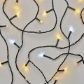LED spoljašnji božićni lanac 100xLED/10m IP44 topla/hladna bela