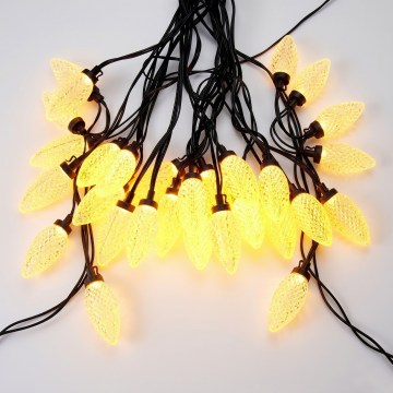 LED spoljašnji božićni lanac 20xLED/230V 14,5 m IP44 topla bela