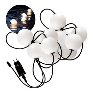LED spoljašnji dekorativni niz 10xLED/0,8W/230V IP67 2500K 7,7 m