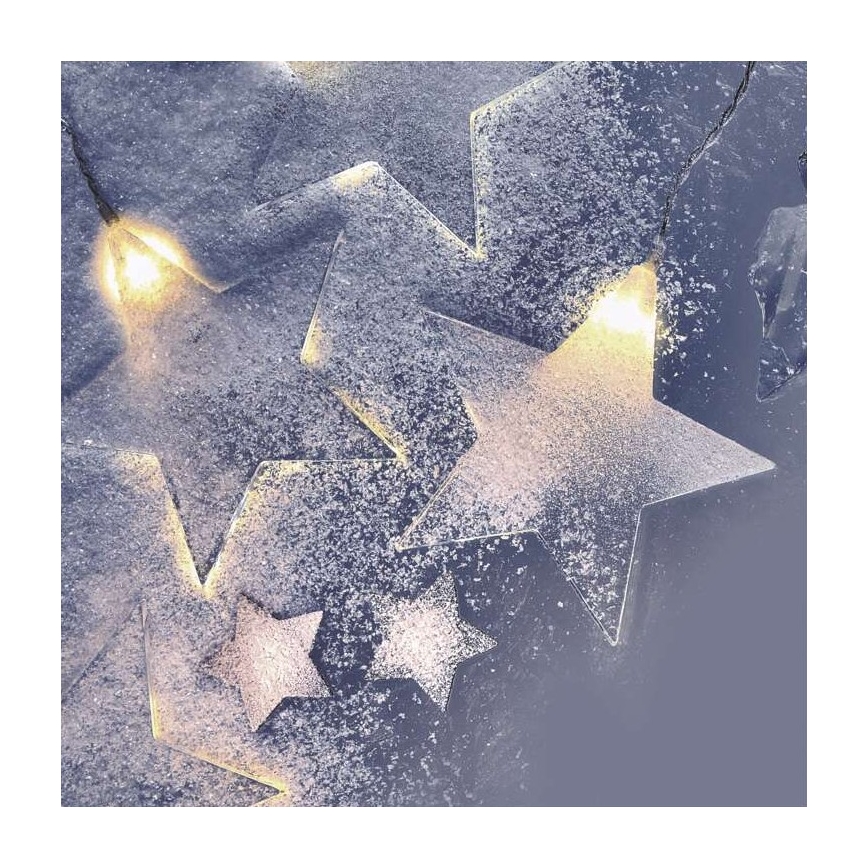 LED spoljašnji lanac 30xLED/3,9m IP44 zvezde