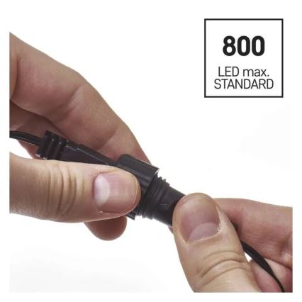 LED spoljašnji niz 100xLED/2,5x0,9m IP44 hladno bela