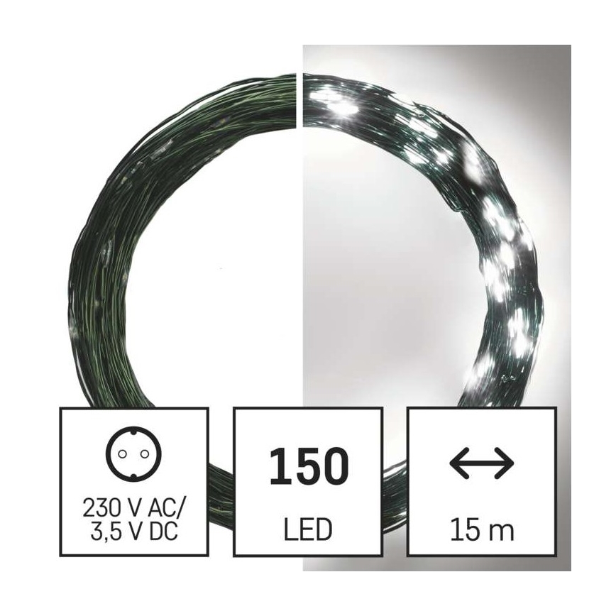 LED spoljašnji niz 150xLED/20m IP44 hladna bela