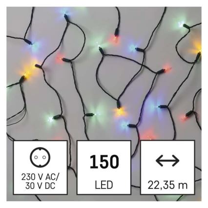 LED spoljašnji niz 150xLED/27,35m IP44 višebojni