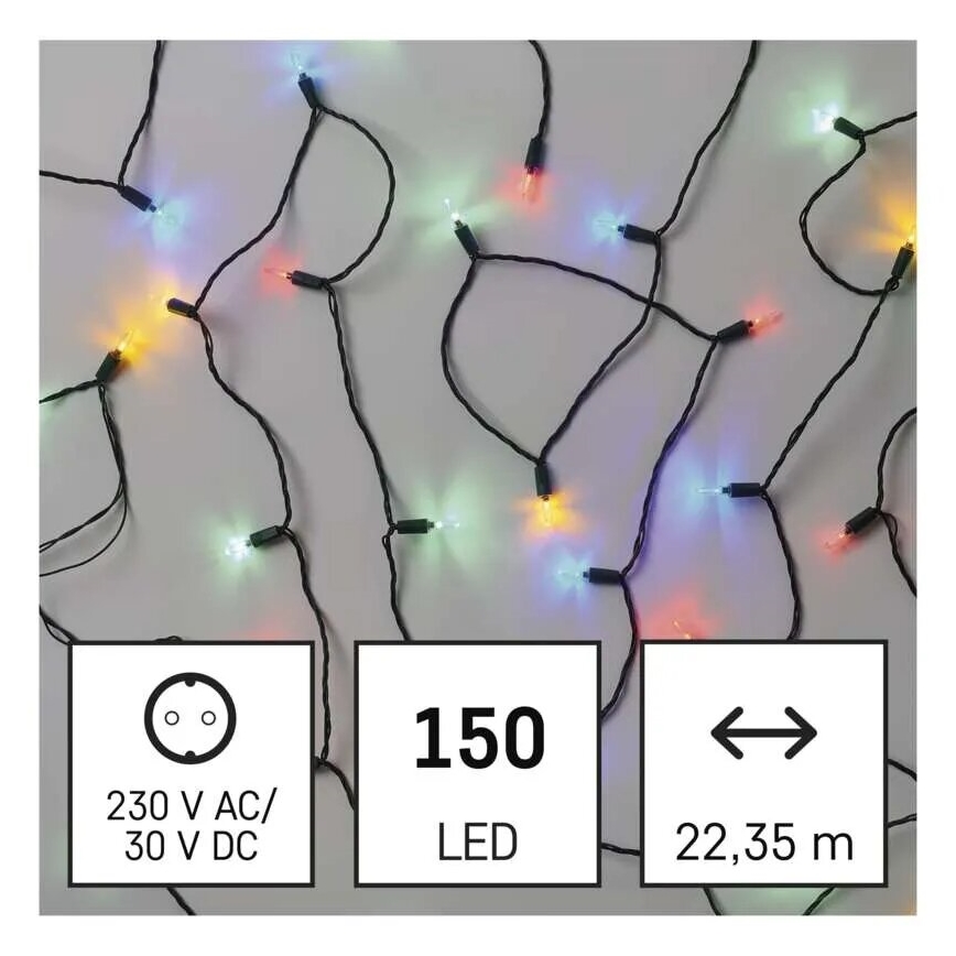 LED spoljašnji niz 150xLED/27,35m IP44 višebojni