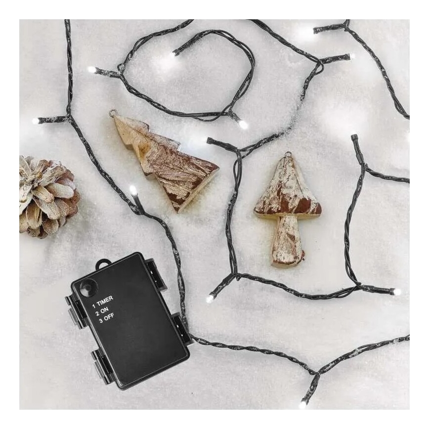 LED spoljašnji niz 40xLED/3xAA 3,3m IP44 hladno bela