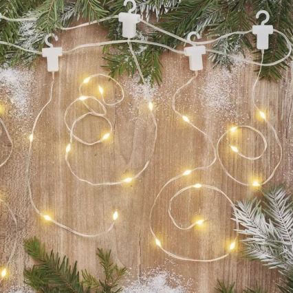 LED spoljašnji niz 54xLED/8 funkcija 6,7x0,7m IP44 topla bela