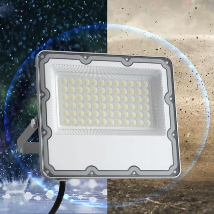 LED spoljašnji reflektor LED/100W/230V 4500K IP65 siva