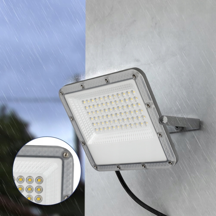 LED spoljašnji reflektor LED/100W/230V 4500K IP65 siva