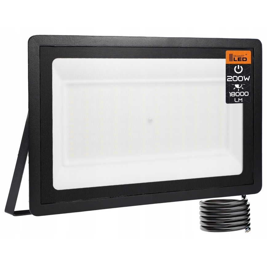 LED spoljašnji reflektor LED/200W/230V 4500K IP65 crna