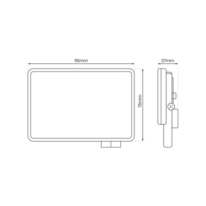 LED spoljašnji reflektor LED/20W/230V 5000K IP65