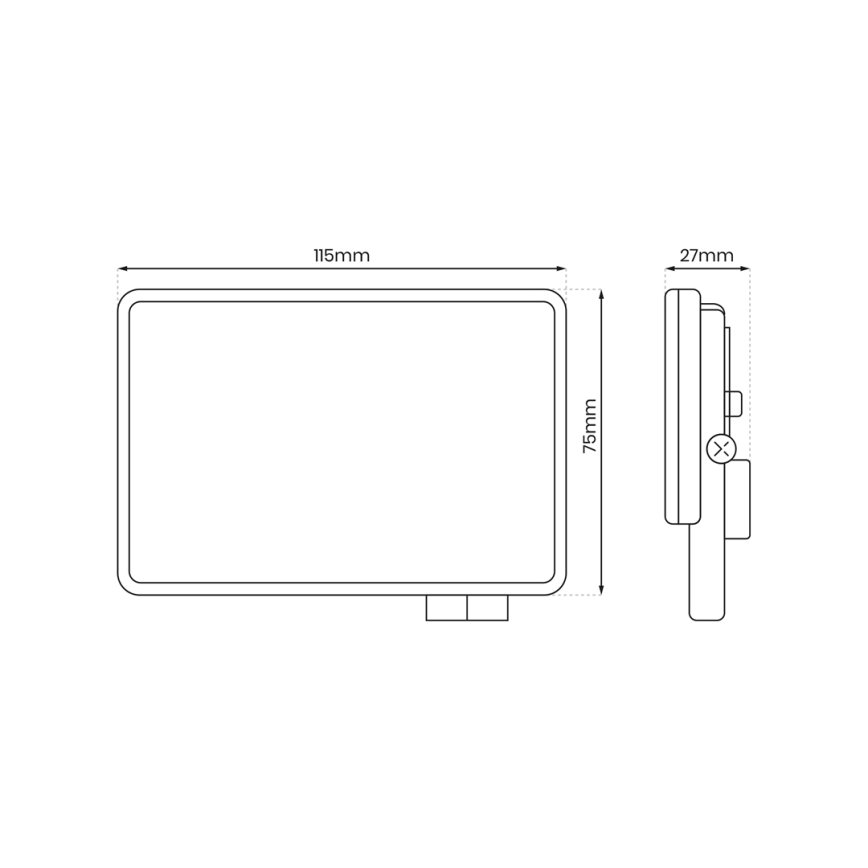 LED spoljašnji reflektor LED/20W/230V 5000K IP65