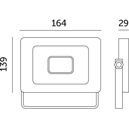 LED spoljašnji reflektor LED/30W/230V IP65 6500K