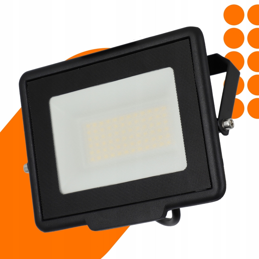 LED spoljašnji reflektor LED/50W/230V 4500K IP65 crna