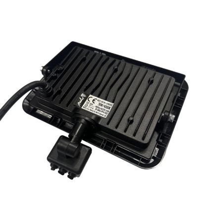 LED spoljašnji reflektor sa senzorom LED/50W/230V 4000K IP44 crna