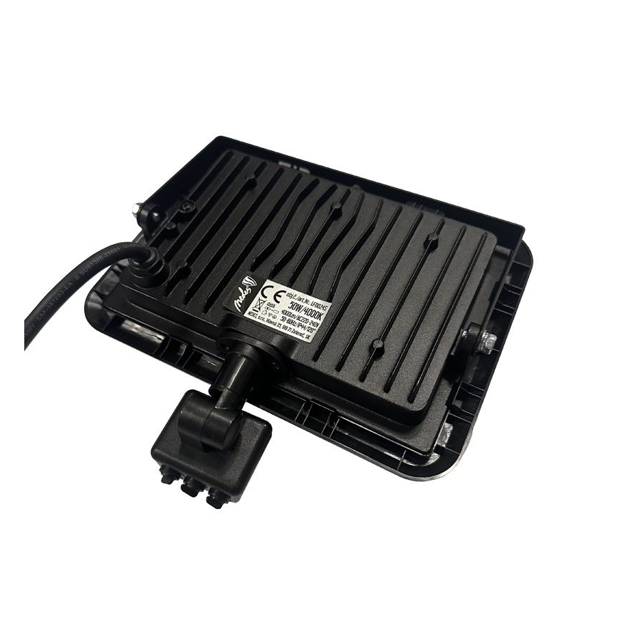 LED spoljašnji reflektor sa senzorom LED/50W/230V 4000K IP44 crna