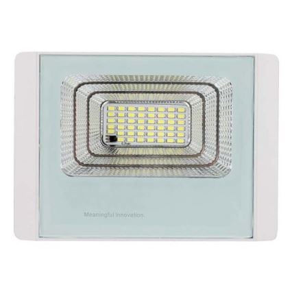 LED spoljašnji solarni reflektor LED/12W/3,2V IP65 6400K 20000 mAh + daljinski upravljač