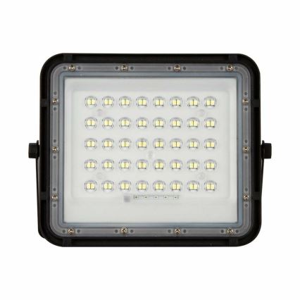 LED spoljni prigušiva solarni reflektor LED/6W/3,2V IP65 4000K 5000 mAh crni + daljinski upravljač