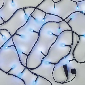 LED spoljna božićna svetlosna girlanda 100xLED/10m IP44 plava