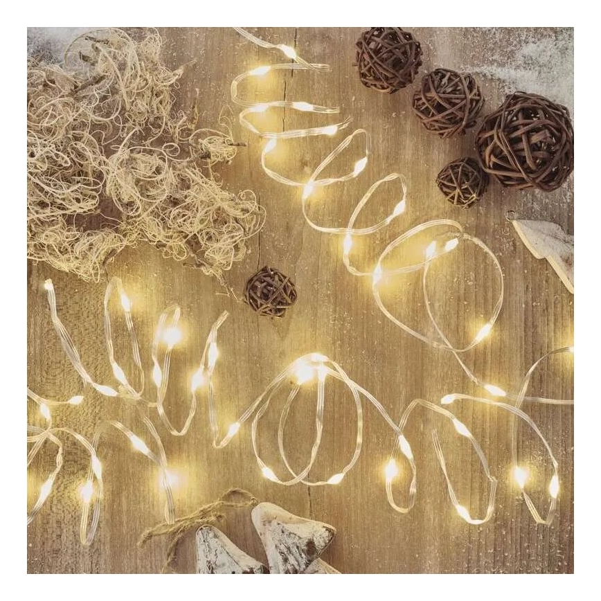 LED spoljna girlanda 120xLED/17m IP44 topla bela