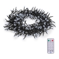 LED spoljna girlanda 576xLED/8 funkcija 8m IP44 hladno bela + daljinski upravljač
