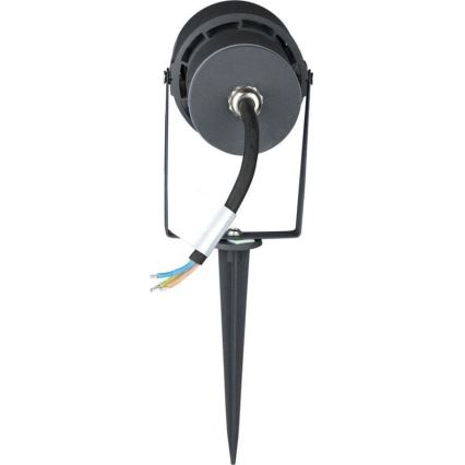 LED spoljna lampa LED/12W/100-240V IP65 3000K siva