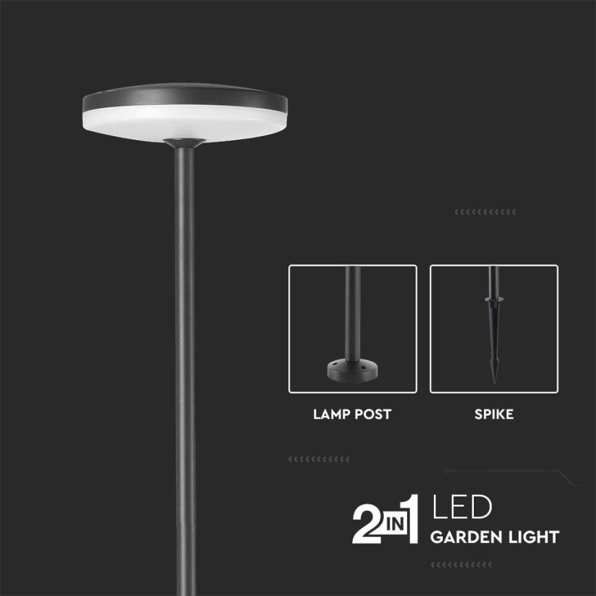 LED spoljna lampa LED/12W/230V 4000K IP65 antracit