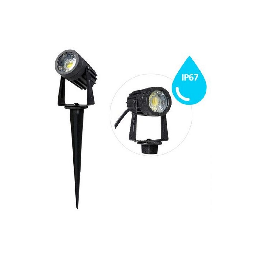 LED spoljna svetiljka 3W/230V, 2800 K, IP67, crna