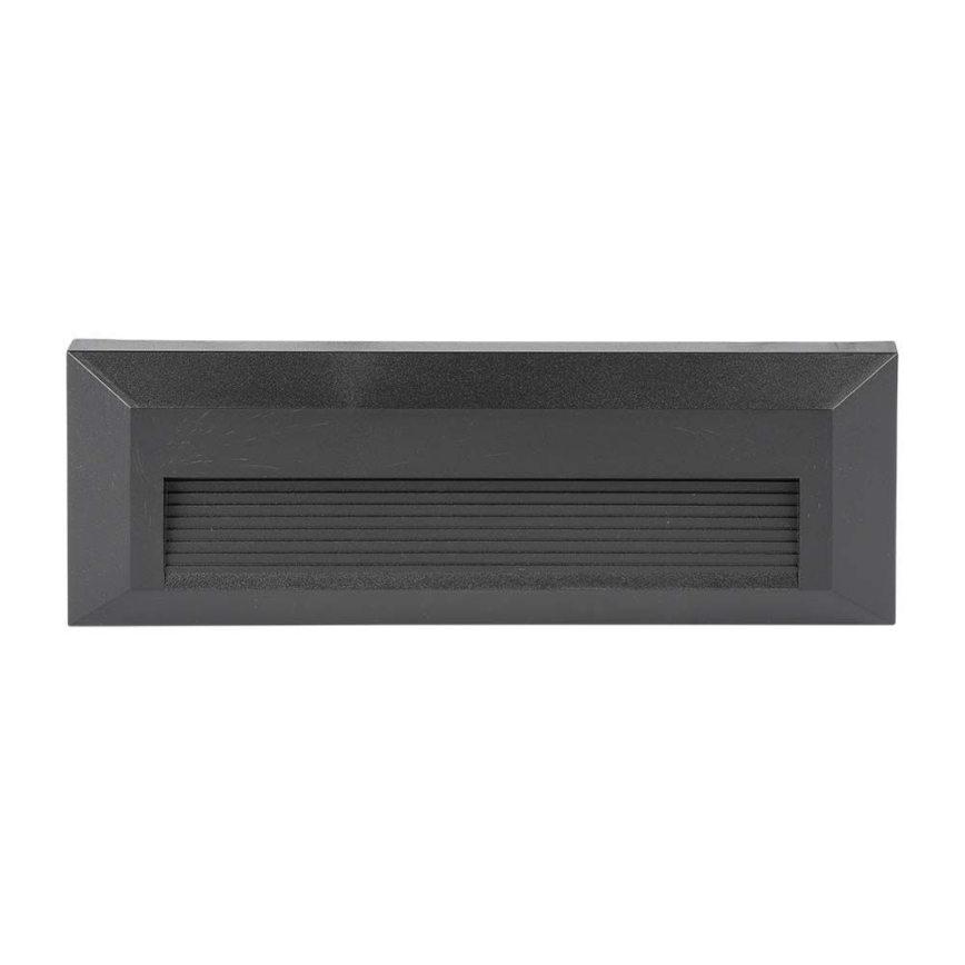 LED spoljna svetiljka za stepenište LED/3W/230V IP65 4000K crna